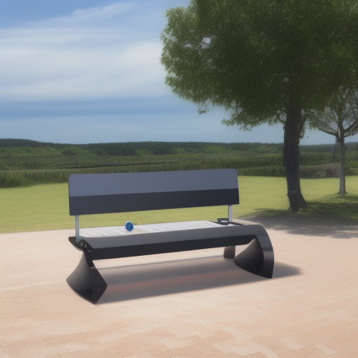 景区太阳能智慧座椅(太阳能公园长椅)